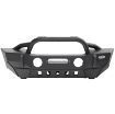 Picture of XRC Front Jeep JL Bumper w/ Stinger Winch Plate D-Rings 18-Present Jeep JL Wrangler Black Powdercoat Smittybilt