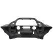 Picture of XRC Front Jeep JL Bumper w/ Stinger Winch Plate D-Rings 18-Present Jeep JL Wrangler Black Powdercoat Smittybilt