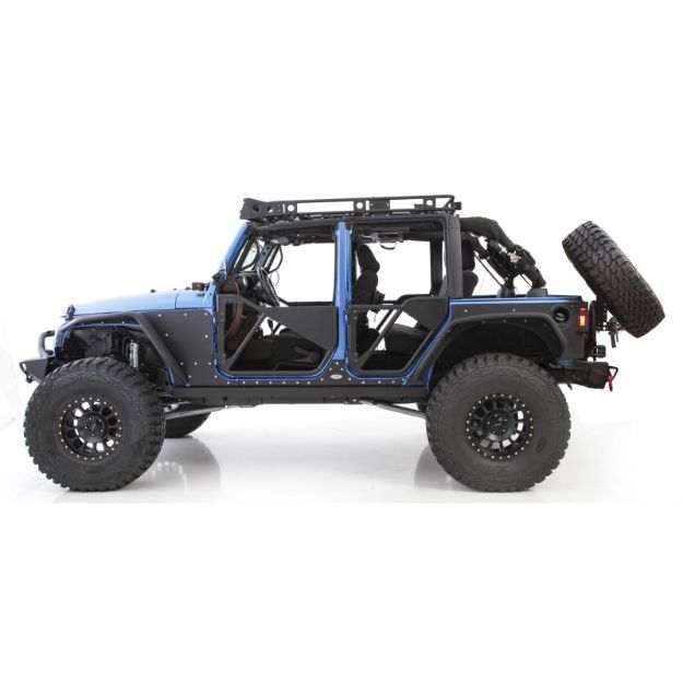 Picture of Slant Mount for XRC Tire Carrier Jeep JK Black Powdercoat Smittybilt