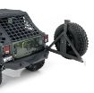 Picture of XRC Rear Bumper w/ 2 Inch Hitch Receiver and Tire Carrier 07-18 Wrangler JK Black Powdercoat Smittybilt