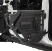 Picture of Jeep Tubular Doors Rear 07-18 Jeep JK Wrangler 4 Door Steel Black Powdercoat Smittybilt