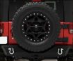 Picture of SRC Rear Bumper w/ 2 Inch Hitch Receiver and Tire Carrier 07-15 Wrangler JK Black Smittybilt