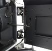 Picture of XRC Tailgate and Tire Carrier Jeep JK/JKU Wrangler 07-18 2 Door/4 Door Up To 37 Inch Tire Black Powdercoat Smittybilt