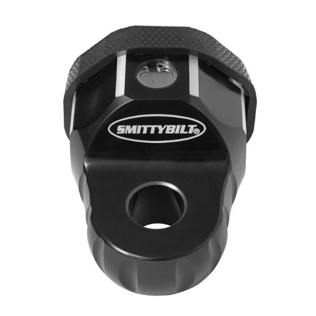 Picture of Winch Shackle Aluminum For 3/4 Inch and 7/8 Inch D-Rings Black Powdercoat Smittybilt