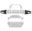 Picture of Jeep JK/JL Stryker Front Bumper Wings Black for 76730 Smittybilt