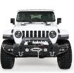 Picture of Jeep JK/JL Stryker Front Bumper Wings Black for 76730 Smittybilt