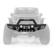 Picture of Jeep JK/JL Stryker Front Bumper Wings Black for 76730 Smittybilt