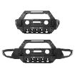 Picture of Jeep JK/JL Stryker Front Bumper Wings Black for 76730 Smittybilt