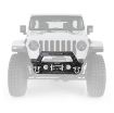 Picture of Jeep JK/JL Stryker Front Bumper Wings Black for 76730 Smittybilt