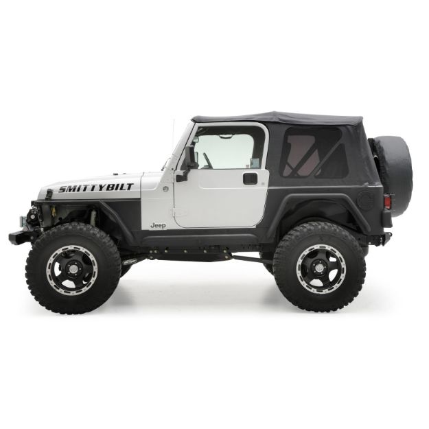 Picture of Jeep TJ Replacement Soft Top w/Tinted Windows 1997-2006 Wrangler TJ Black Diamond Smittybilt