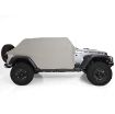 Picture of Jeep JL Cab Cover w/Door Flaps Water-Resistant Gray 2018-Present Wrangler JL 4-Door Each Smittybilt