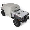 Picture of Jeep JL Cab Cover w/Door Flaps Water-Resistant Gray 2018-Present Wrangler JL 4-Door Each Smittybilt