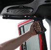 Picture of Jeep JK Grab Handles Rear Aluminum 2007-2018 Jeep Wrangler 2DR/4DR Pair Black Smittybilt