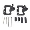 Picture of Jeep JK Grab Handles Front Aluminum 2007-2018 Jeep Wrangler 2DR/4DR Pair Black Smittybilt