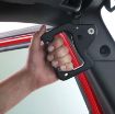 Picture of Jeep JK Grab Handles Front Aluminum 2007-2018 Jeep Wrangler 2DR/4DR Pair Black Smittybilt