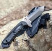 Picture of Survival Knife F.A.S.T. (Functional Agile Survival Trail) Knife 4 Inch Blade Black Smittybilt