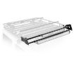 Picture of 4.5 Foot Light Bar Mount Kit For Defender Roof Rack 4 Light Tabs Black Smittybilt
