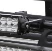 Picture of 4.5 Foot Light Bar Mount Kit For Defender Roof Rack 4 Light Tabs Black Smittybilt