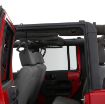 Picture of Jeep JKU Door Surrounds OE Style 2007-2018 Wrangler JKU 4-Door Set Black Smittybilt