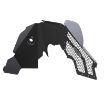 Picture of Jeep JK Front Inner Fender Liners Aluminum 2007-2018 Wrangler JK Black Pair Smittybilt