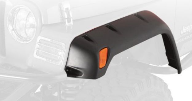 Picture of Jeep YJ Front Fender Flare 6 Inch 87-95 Wrangler YJ Passenger Side Front Textured Paintable Sold As Each Smittybilt
