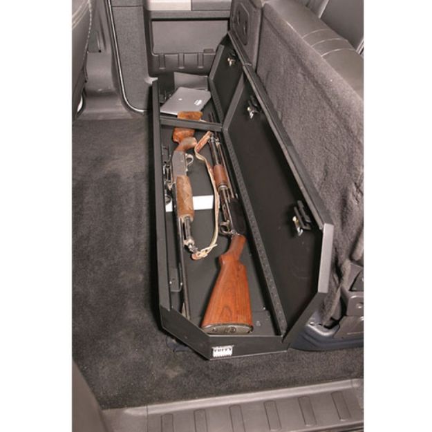 Picture of Underseat Lockbox F-250/F350/F-450 Under Rear Seat Black Tuffy Security