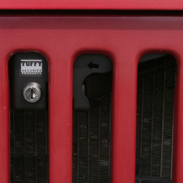 Picture of Jeep YJ Hood Lock Black Tuffy Security