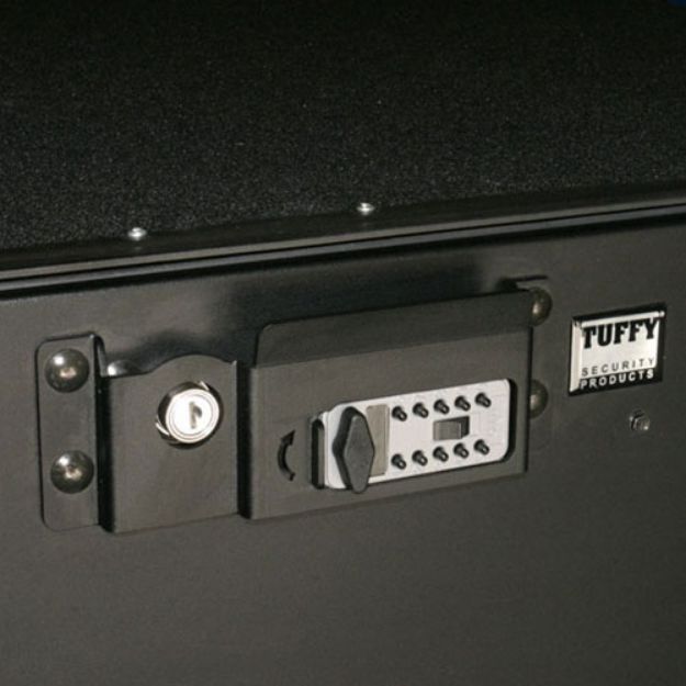 Picture of Combination Lock 10 Pushbuttons Bolts on to existing pushbutton lock on P/N 257 drawers Tuffy Security