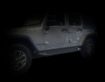 Picture of Jeep JK Rock Slider Step 07-18 Wrangler JK Matt Black 4 Door Plated Steel DV8 Offroad
