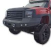 Picture of Sierra 1500 Front Bumper Winch Ready 07-13 GMC Sierra 1500 Black Powdercoat DV8 Offroad