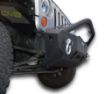 Picture of Jeep JK Front Bumper w/Fog Light Holes FS-16 07-18 Wrangler JK Steel Stubby DV8 Offroad