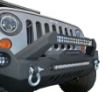 Picture of Jeep JK Front Bumper w/Fog Light Holes FS-17 07-18 Wrangler JK Steel Mid Length DV8 Offroad