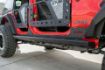 Picture of Jeep JL Rocker Guards W/ Rock Skins 18-Present Jeep JL 4 Door DV8 Offroad