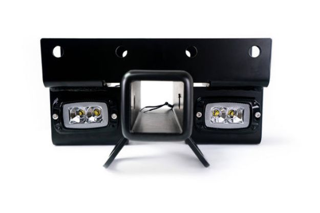 Picture of Bolt On Hitch With Cube Lights For 07-22 Jeep Wrangler JK/JL DV8 Offroad