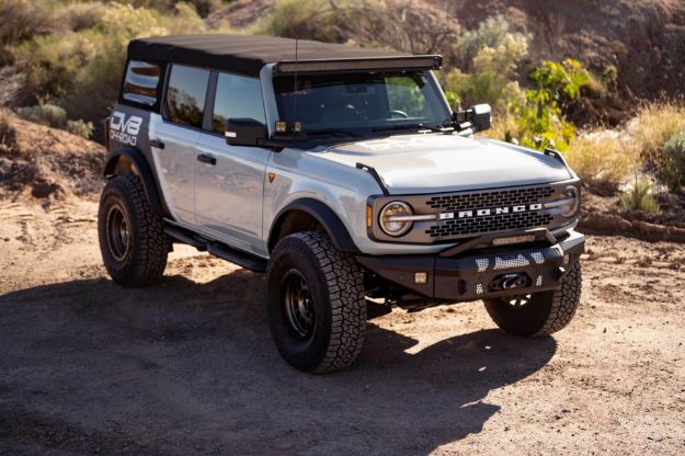 Picture of Bronco 52 Inch Straight LED Light Bar Mount For 21-22 Ford Bronco DV8 Offroad