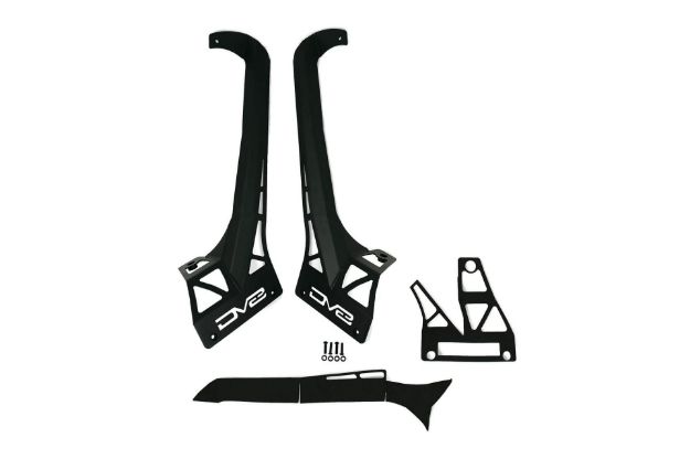 Picture of A-Pillar Light Bar Mount for 50-52 Inch Light Bars 20-22 Jeep JL 392 Gladiator JT Mojave DV8 Offroad