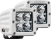 Picture of Hybrid Flood Surface Mount White Housing Pair D-Series Pro RIGID Industries