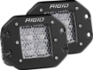 Picture of Diffused Flush Mount Black Pair D-Series Pro RIGID Industries