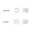 Picture of Ignite Flood Surface Mount White Housing Ignite RIGID Industries