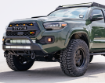 Picture of 16-Up Tacoma Stealth Bumper 32 Inch LED Bar Combo Beam Bumper Light Bar-Blue-Small 32 Inch Combo Beam with Relocation Mounts Bumper Light Bar Switch No Winch No D-Ring Cali Raised LED