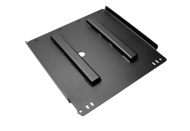Picture of 2005-2015 Toyota Tacoma Transfer Case Skid Plate - Steel Powercoat Black Cali Raised LED
