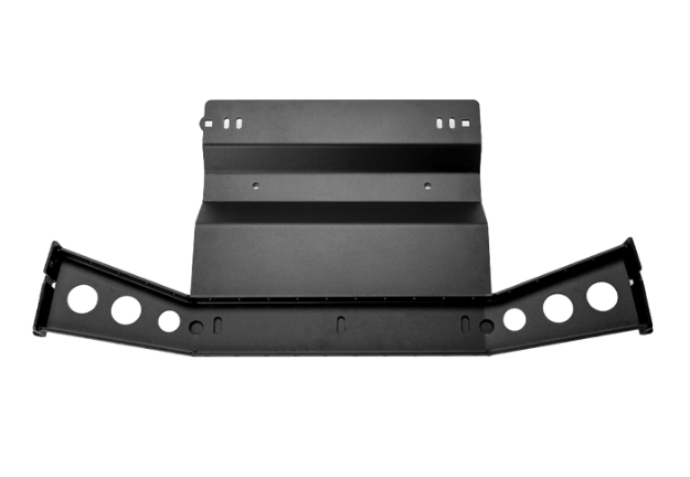 Picture of 2016-2022 Toyota Tacoma Transfer Case Skid Plate - Steel Raw Cali Raised LED