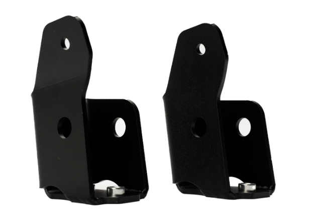 Picture of 2005-2022 Toyota Tacoma Rear Shock Skid Plates - Steel Powercoat Black Cali Raised LED