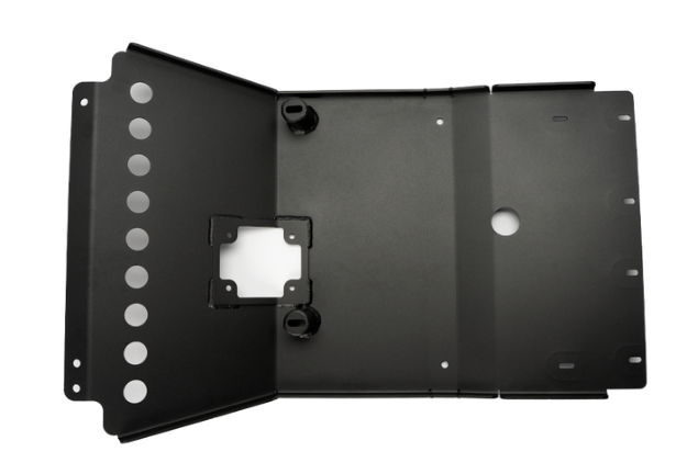 Picture of 2005-2022 Toyota Tacoma Front Skid Plate Steel Raw Cali Raised LED