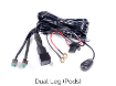 Picture of 2016-Present Toyota Tacoma Low Profile Ditch Light Brackets Kit - (2) 3.5 inch Round Cannon Pod Ditch Lights Switch - Blue Backlight - Small Cali Raised LED