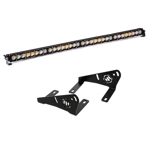 Picture of Polaris 2022 RZR Pro R S8 40 inch Light Bar Roof Kit Baja Designs